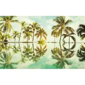 Overig Vliestapete "Digitaldruck Vlies - Key West - Größe 400 x 250 cm" bedruckt glatt Wohnzimmer, Schlafzimmer