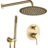 REA Duschgarnitur Lungo Grip Brush Gold + Box