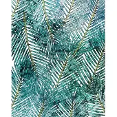 Overig Vliestapete "Digitaldruck Vlies - Palm Canopy - Größe 200 x 250 cm" bedruckt glatt Wohnzimmer, Schlafzimmer