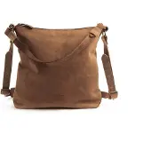 Harold's Leder Schultertasche Antic Pouch Upend Nature braun