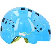 Fischer Kinderfahrradhelm FAHRRAD "BMX-Helm Game" Gr. XS, blau, Helme, Kinder, XS Kopfumfang: 48cm - 54cm, Kinderfahrradhelm