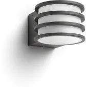 Philips Lucca Außenwandleuchte Hue White Antracit - Hue Hue, Hue Lucca, dimmbar, Schwarz, Metall, Modern