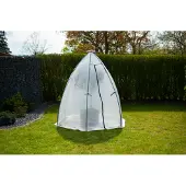 Westmann Überwinterungszelt & Foliengewächshaus Minze Weiß 200x200x200 cm