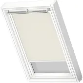 Velux Verdunklungsrollo "DKL S08 1085SWL" verdunkelnd Verdunkelung ohne Bohren in Führungsschienen weiße Führungsschienen & Griffleiste