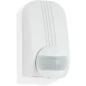 Telefunken Bewegungsmelder Erfassungswinkel 180° weiß Kunststoff IP44