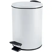 Spirella Treteimer Cannes - weis - 3L - Metall - 17 x 25 cm