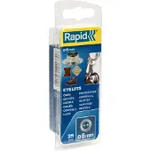Rapid Žiedines kniedes 6 mm + itaisas, 25 vnt.