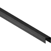 Groja Fertigzaun Abdeckleiste Aluminium Anthrazit DB703