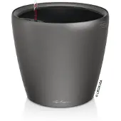 Lechuza 'Classico Premium LS 35', anthrazit, ca. Ø 35 x H 33 cm
