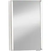 Fackelmann Spiegelschrank LED-LINE / Badschrank mit Soft-Close / Maße (B x H x T): ca. 42,5 x 67 x 16,5 cm / Schrank mit Spiegel und LED- / 1 Tür / Türanschlag frei wählbar / Korpus: Weiß