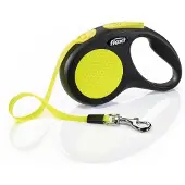 Flexi Gurt-Leine Neon Classic Tape Leash - S