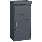Westmann , Paketbox "Piet", anthrazit, 50 x 37 x 105 cm