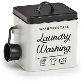 Zeller Dose für Waschpulver LAUNDRY, mit Messbecher und Deckel