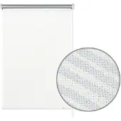 Gardinia Seitenzug-Rollo Thermo ENERGIESPAREND 495 Streifen weiß 82 x 180 cm