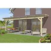 Skanholz Terrassendach "Ancona", Leimholz