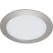Briloner LED Einbauleuchte 1xLED 12W 4000K 1200lm silber Kunststoff Ø17cm