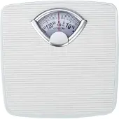 Wenko Personen Waage Körper Gewicht wiegen mechanisch 130 kg Display analog Bad