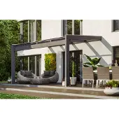 Skanholz Terrassendach "Novara", BxT: 450x259 cm