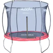 Hudora Fantastic Trampolin, Trampolin Outdoor mit Sicherheitsnetz, Gartentrampolin für Kinder und Erwachsene, Mehrfarbig