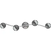 Eglo 31008, Strahler Oberflächenbeleuchtung, GU10, 4 Glühbirne(n), LED, 3000 K, Schwarz, Silber