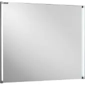 Fackelmann Spiegel LED-LINE / Wandspiegelelement mit LED- / Maße (B x H x T): ca. 81 x 67 x 4 cm / hochwertiger Badspiegel / moderner Badezimmerspiegel / Breite 80 cm