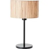 Brilliant Wimea Tischleuchte schwarz/natur 93107/76