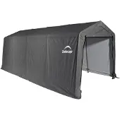 ShelterLogic Folien Zeltgarage Gerätehaus Grau 610x300x240 cm