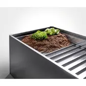 Biohort 65046, Rechteckig, Grau, Metallisch, Zwischenboden, 980 mm, 1000 mm, 30 mm