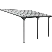 Westmann Alu Terrassenüberdachung Bruce 435 Schwarz 300x435x270 cm