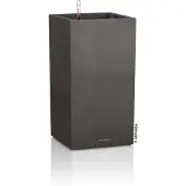 Lechuza 'Canto Stone 30 high', graphitschwarz, ca. 30 x 30 x H 56 cm