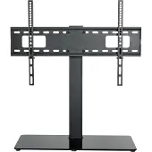 Schwaiger TVS7040 511, 94 cm (37"), 177,8 cm (70"), 200 x 200 mm, 600 x 400 mm, Glas, Kunststoff, Stahl, Schwarz