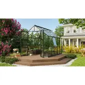 Vitavia Gewächshaus "Olymp 8300" smaragd 8,3 m² 3 mm ESG