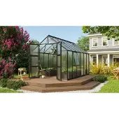 Vitavia Gewächshaus "Olymp 9900" schwarz 9,9 m² 4 mm HKP