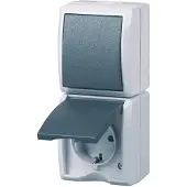 REV RITTER AquaForm gr AP-Kombi Schalter/Steckdose