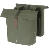 Basil Doppelpacktasche City moss green, 12x29x30 cm, 28-32ltr