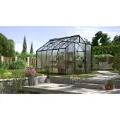 Vitavia Vitavia, Aktionsangebot (inkl. 100 Euro Zubehör): Gewächshaus "Jupiter 8300", schwarz, 8,3 m², 4 mm HKP