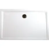 Schulte Duschwannen Komplettset ExpressPlus 90 x 100 x 3.5 cm weiß glänzend EP209010 04