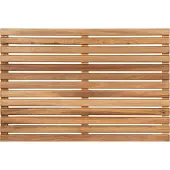 Wenko Duschmatte "Modell Indoor & Outdoor", Duschrost aus Akazienholz, stabil, rutschhemmende Unterseite