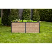 Westmann , Hochbeet "Primus-Multi XL", holzoptik / anthrazit, 200 x 100 x 77 cm