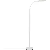 Briloner SERVO LED Stehlampe, Touchfunktion, CCT Farbtemperatursteuerung, Dimmbar, Schwenkbar, weiß, 20,8 x 20,8 x 183 cm
