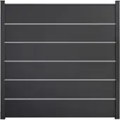 GROEN & JANSSEN Hauptelement GroJa BasicLine Premium Stecksystem ohne Pfosten 180 x 180 cm anthrazit