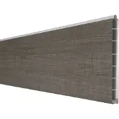 GROEN & JANSSEN Einzelprofil GroJa BasicLine Schmal 180 x 15 cm Grey Ash Cut