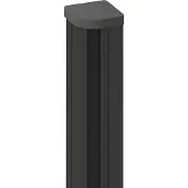 Groja KAHRS Solid Alu-Eckpfosten zum Einbetonieren, variabel, 7x7x240 cm, Anthrazit DB703