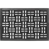 Astra Fußmatte "Dynamic", schwarz, B:45cm H:14mm L:75cm, Gummi, Teppiche, Fußmatte, Schmutzfangmatte, Türmatte, wasserabweisend, In und Outdoor