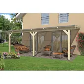 Skanholz Terrassendach "Andria", Leimholz