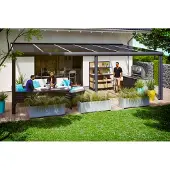 Skanholz Terrassendach "Garda", BxT: 648x357