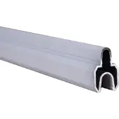 GROEN & JANSSEN GroJa Solid Lisenen 180 cm Silbergrau