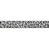GROEN & JANSSEN GroJa Designeinsatz Triangle - Aluminium Anthrazit 180x30 cm