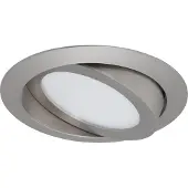 Briloner 3er Set LED Einbauleuchte, Ø 14 cm, 8 W, Matt-Nickel, Leuchten