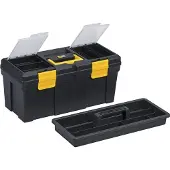 Allit Werkzeugkoffer McPlus Promo 20, schwarz/gelb, 22 Liter Inhalt, mit Tragekasten